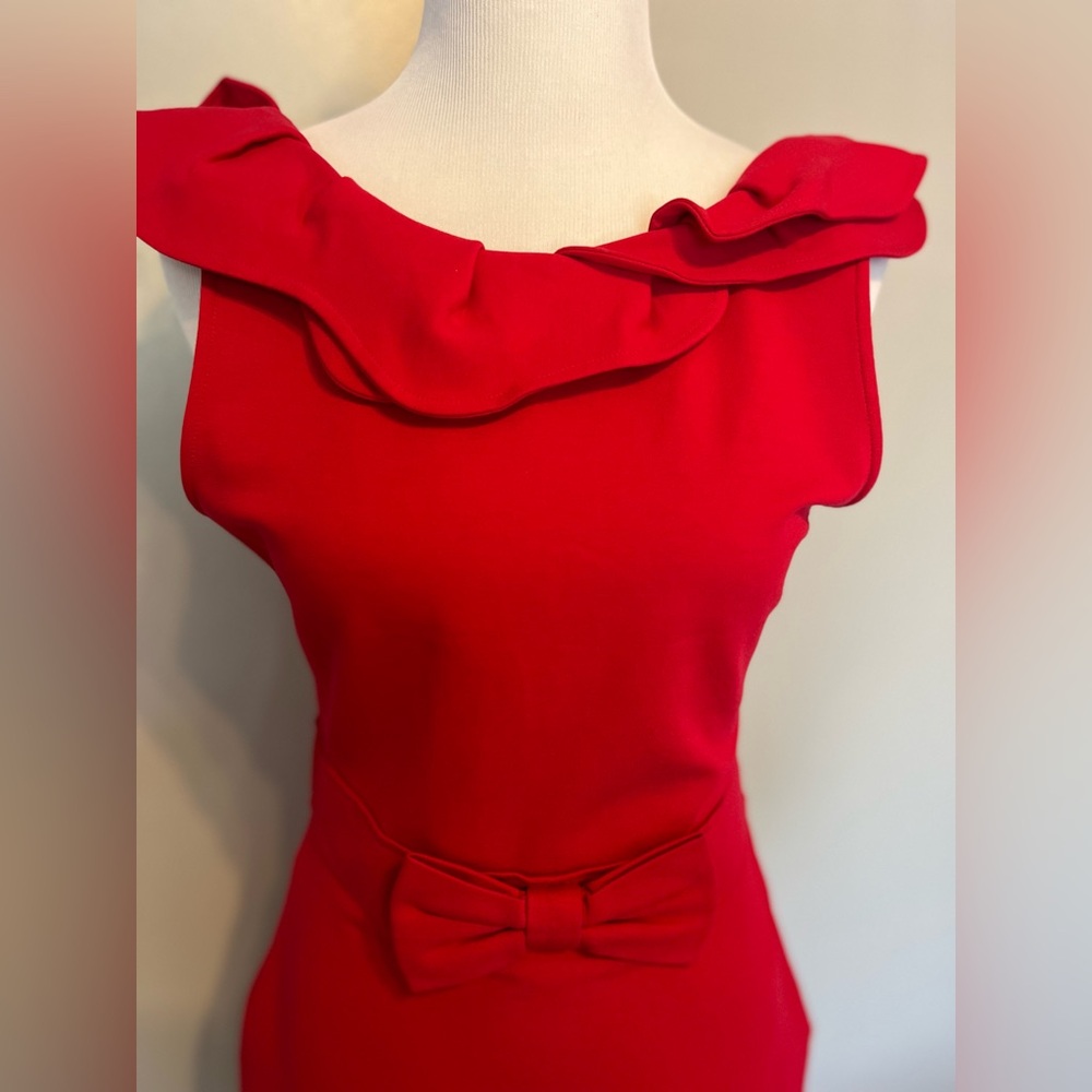 RED Valentino Red Ruffle Dress - Picture 3 of 16